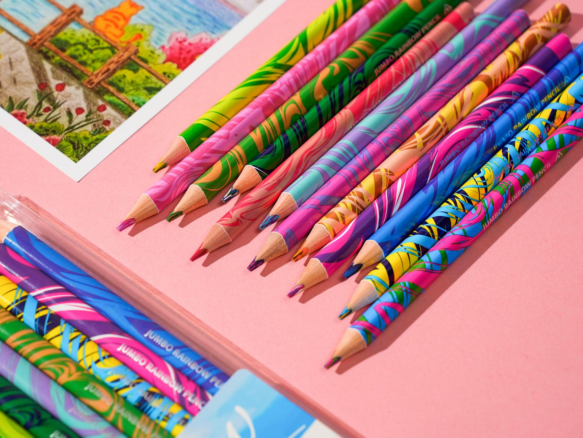 Colorful Artwork Created with JOYWISH Rainbow Colored Pencils