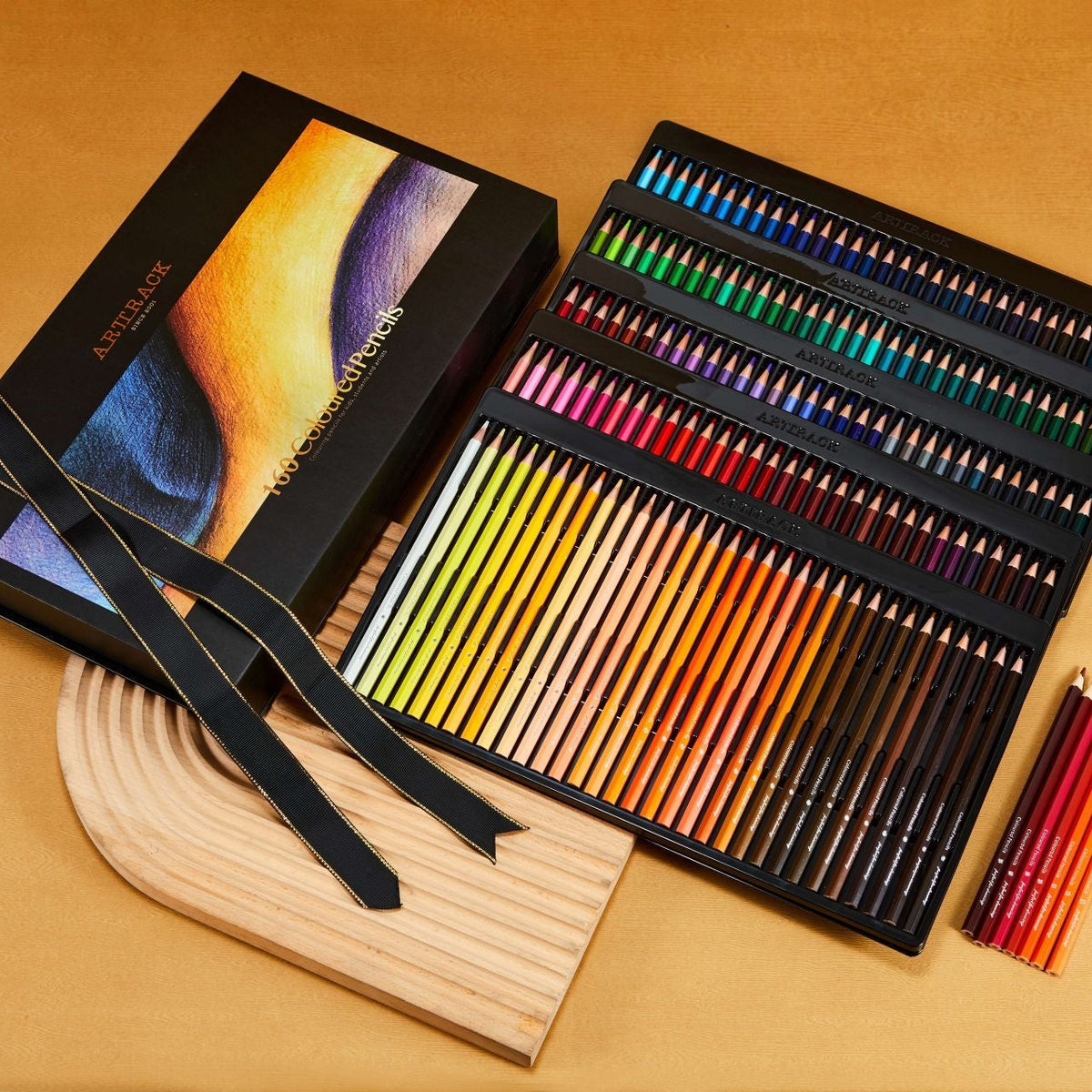 Premium Artist Colored Pencil Set in Black Presentation Box